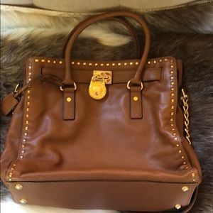 Michael Kors Hamilton Whipstitch handbag.